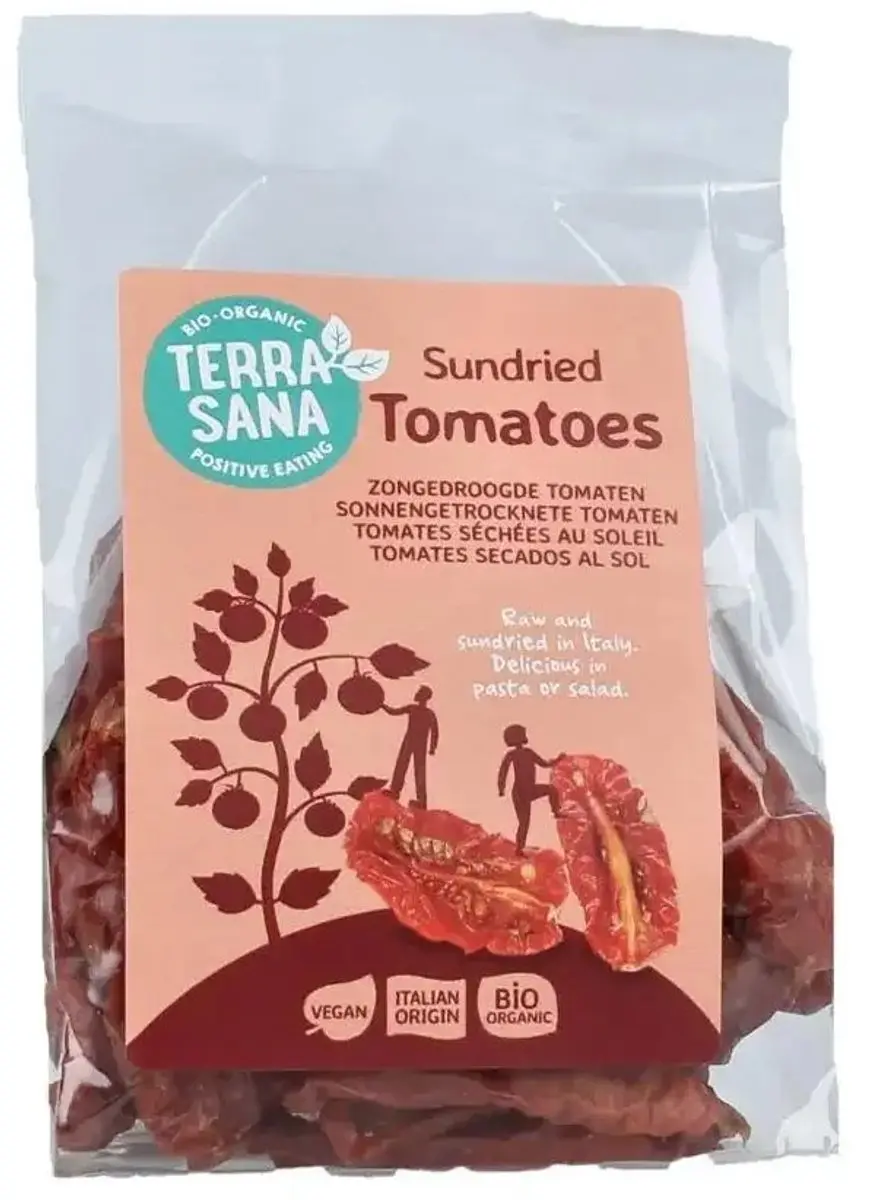 Terrasana Raw Tomaten Zongedroogd 100g - BIO