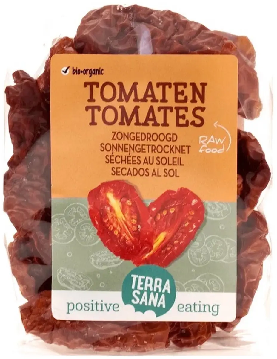 Terrasana Raw Tomaten Zongedroogd 100g - BIO