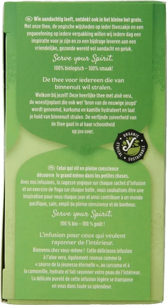 Yogi Tea Biologische Witte Thee Aloë Vera - 17 Zakjes
