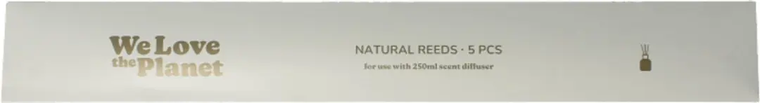 We Love The Planet Natural Reeds 250ml - 5 Stuks - afbeelding 2 van 2