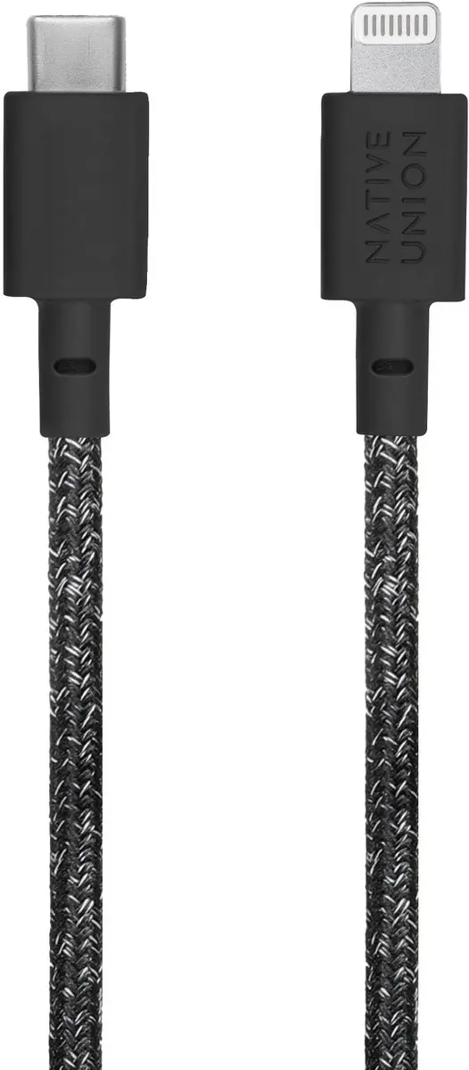 Native Union Belt Cable USB-C naar Lightning 1.2M 60W - Zwart