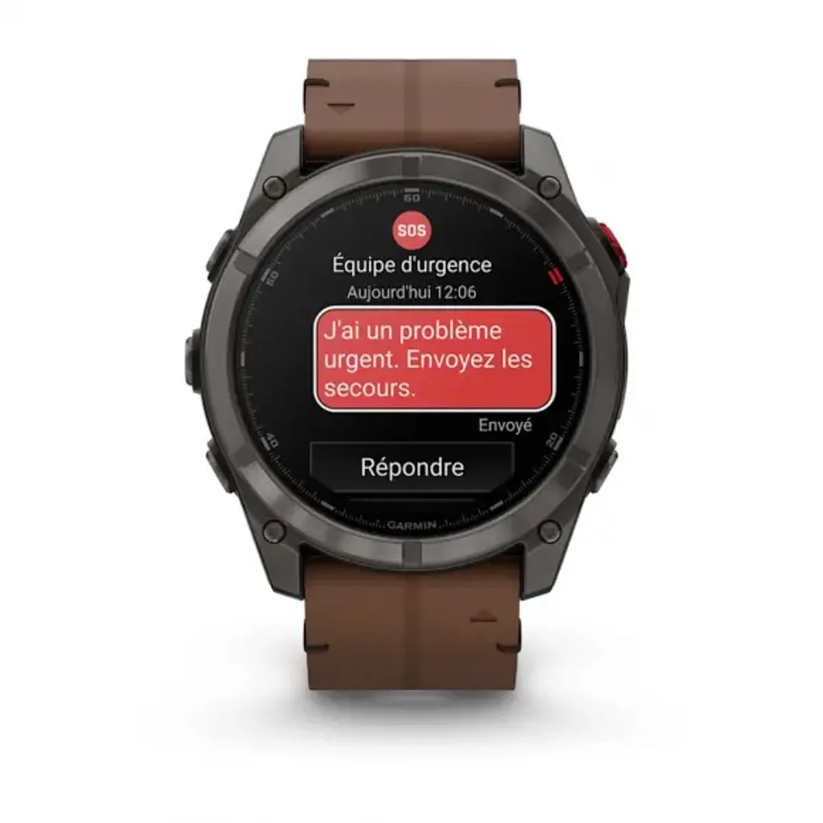 Garmin fēnix 8 Pro Smartwatch 51mm - Zwart/Bruin - afbeelding 4 van 6