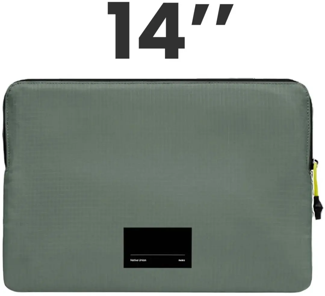 Native Union MacBook Pro 14 Hoes Ultralicht Waterdicht STOW-UT-MBS-GRN-14 - Groen