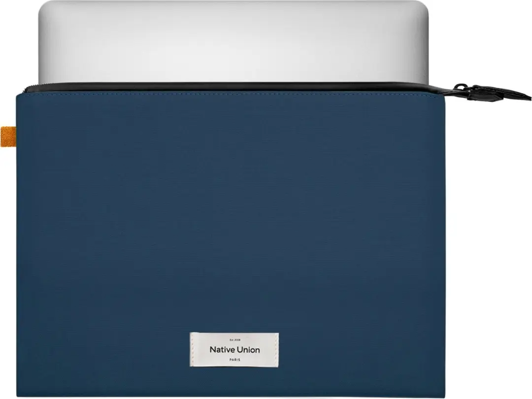 Native Union WFA Stow Lite Sleeve - MacBook 13 - Marineblauw