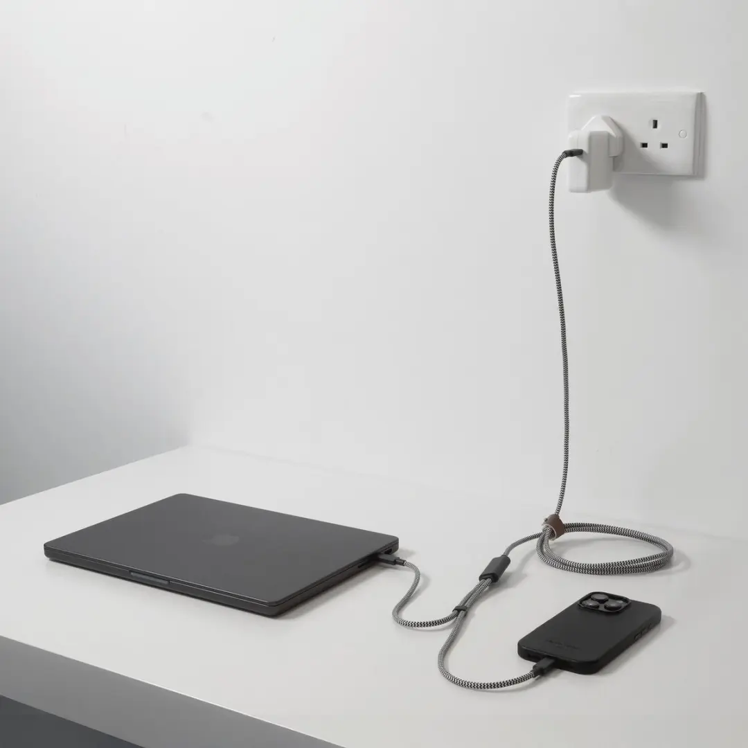 Native Union Belt Kabel C Naar 2C 140W - Zebra