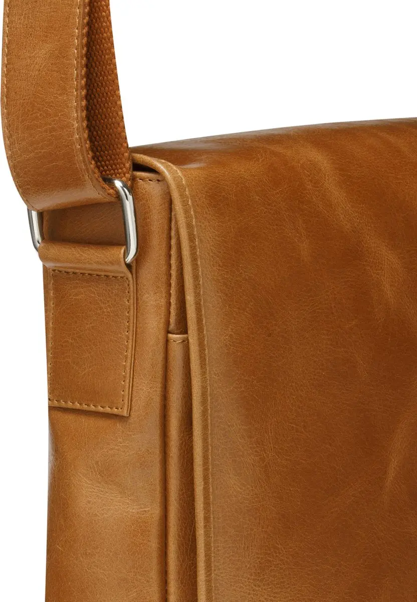 dbramante1928 Marselisborg Messenger 14" - Cognac - 4 Vakken