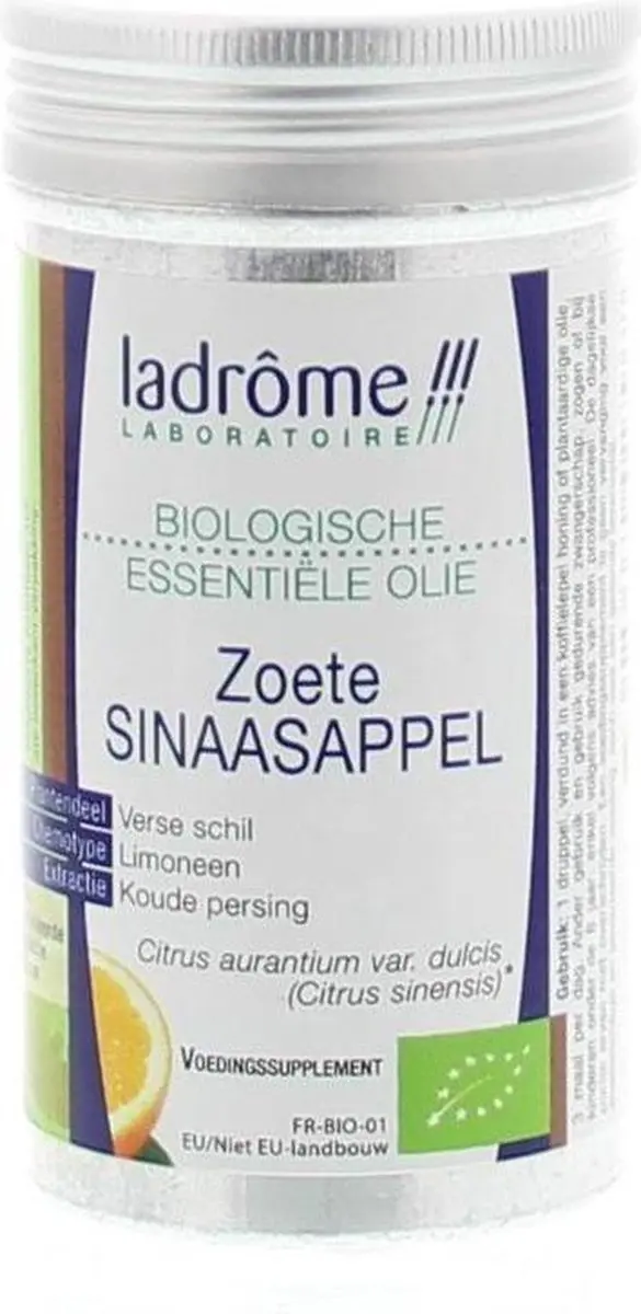 Ladrôme Pit&Pit Sinaasappel Etherische Olie Bio 10ml
