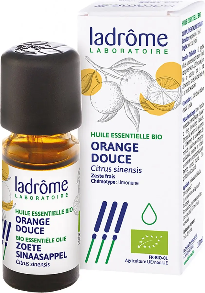 Ladrôme Pit&Pit Sinaasappel Etherische Olie Bio 10ml