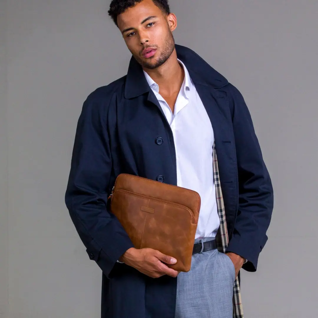 dbramante1928 Skagen Pro+ Sleeve 13 inch - Laptophoes Echt Leer Tan