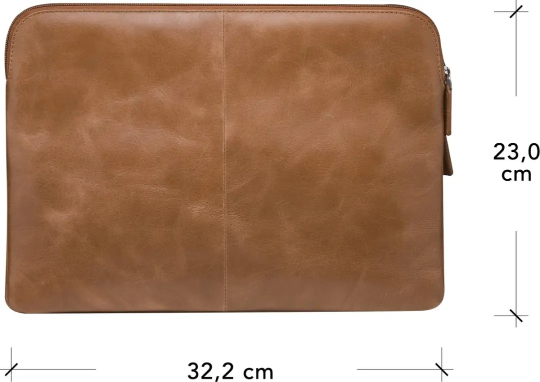 dbramante1928 Skagen Pro+ Sleeve 13 inch - Laptophoes Echt Leer Tan