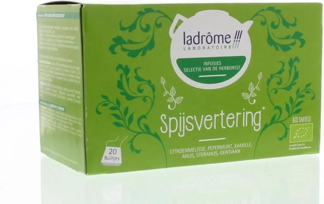 Ladrôme Pit&Pit Spijsvertering Bio Kruidenthee 20 Zakjes