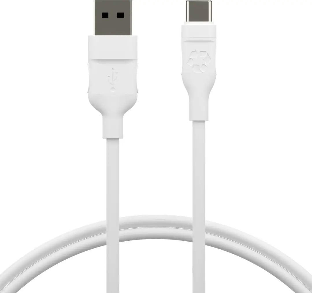dbramante1928 re-charge USB-A naar USB-C Opladerkabel 2,5m - Wit