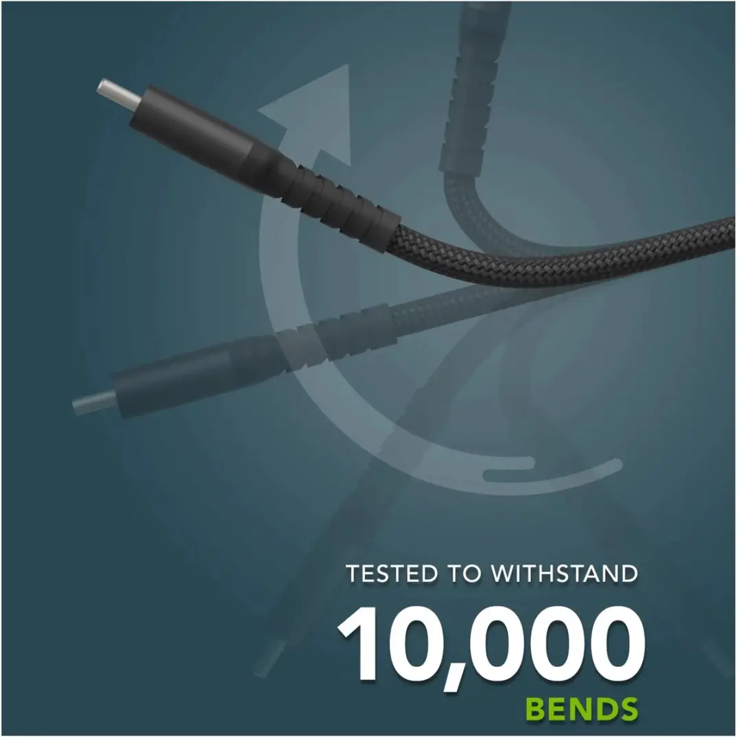 dbramante1928 Re-charge USB-C naar USB-C Oplaadkabel 100W 3m - Zwart