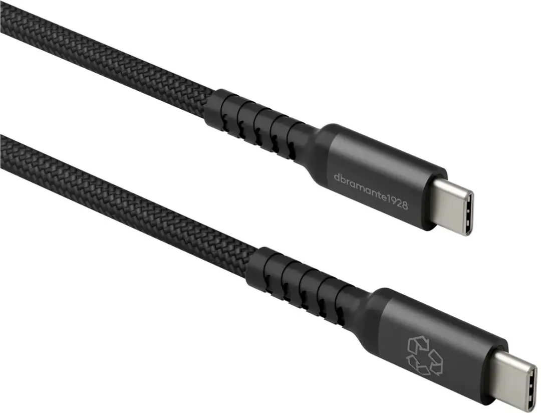 dbramante1928 Re-charge USB-C naar USB-C Oplaadkabel 100W 3m - Zwart