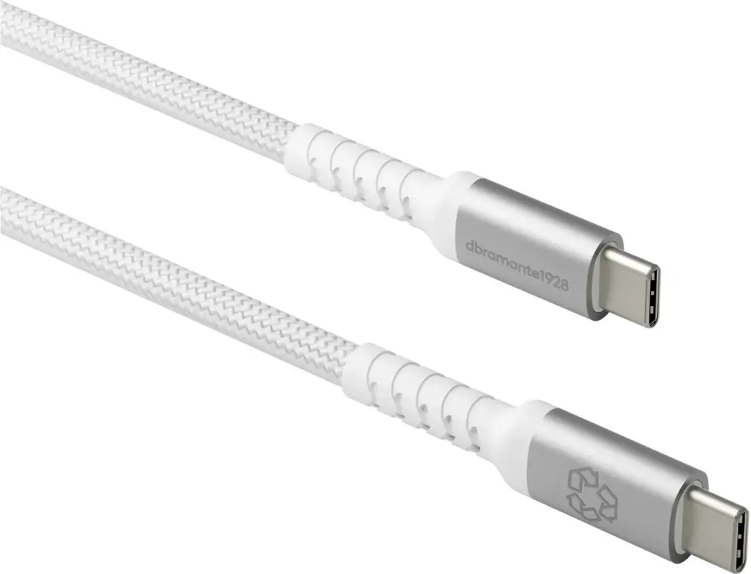 dbramante1928 Re-charge USB-C naar USB-C Oplaadkabel 100W - 3m - Wit