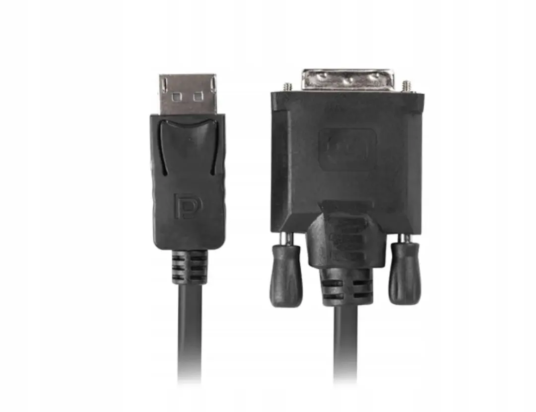 Lanberg DisplayPort naar DVI-adapterkabel 1M - Zwart - afbeelding 3 van 3