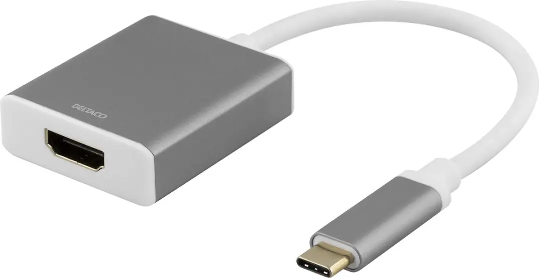 Deltaco USBC-HDMI9 USB-C naar HDMI-adapter 4K@60Hz