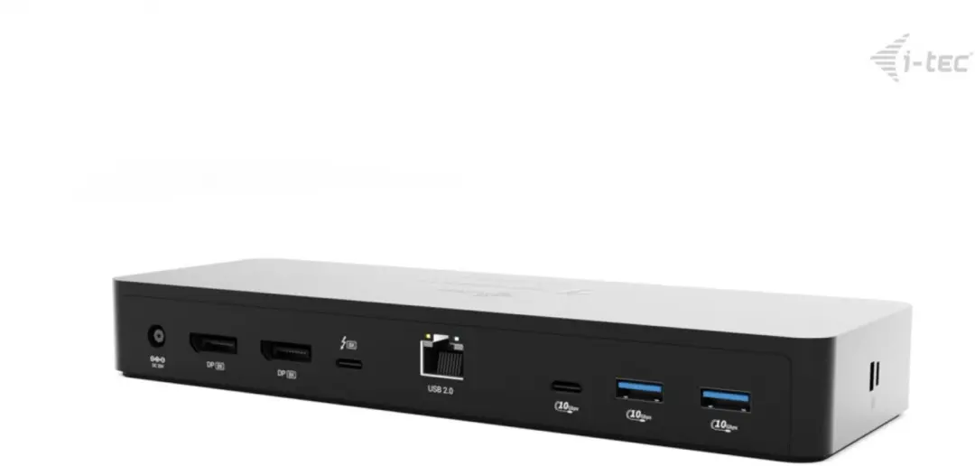 I-tec Thunderbolt 4 TB4INTGDUAL4KDOCPD Dual Display Dock - 90W - Zwart - afbeelding 3 van 6