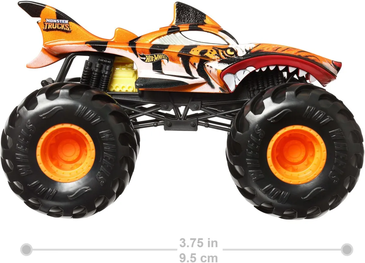 Hot Wheels Grote Monstertrucks Tijgerhaai JDR02