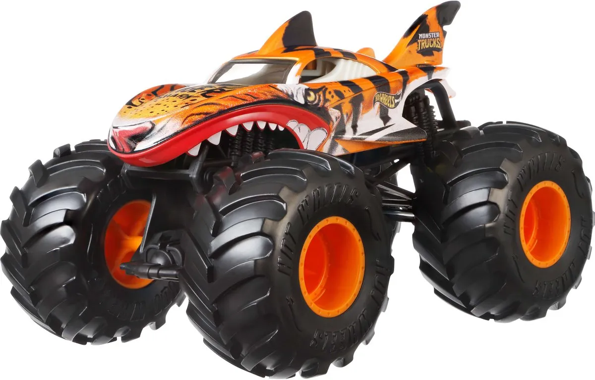 Hot Wheels Grote Monstertrucks Tijgerhaai JDR02