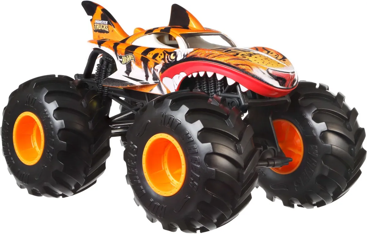 Hot Wheels Grote Monstertrucks Tijgerhaai JDR02