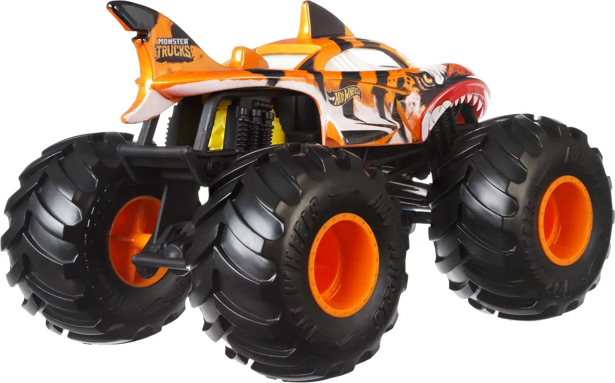 Hot Wheels Grote Monstertrucks Tijgerhaai JDR02