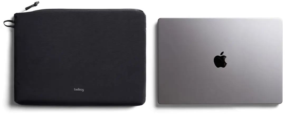 Bellroy Lite Sleeve MacBook Pro/Air 16 - DLLB-BLK-234 - Zwart - afbeelding 2 van 6