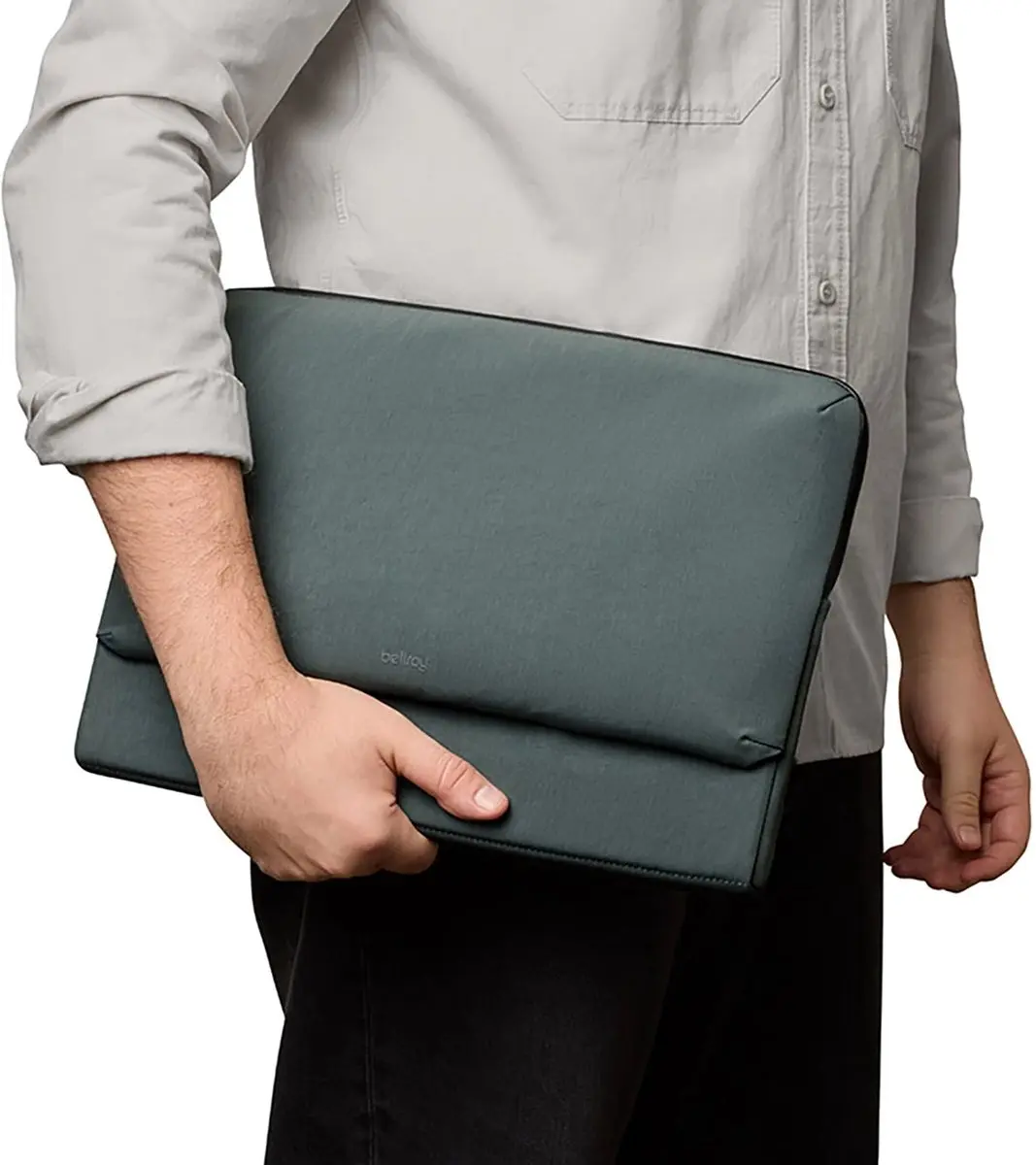 Bellroy Caddy Sleeve MacBook Pro/Air/Neo 14 - 14 inch - Groen - afbeelding 3 van 6