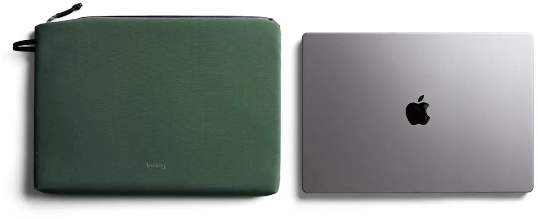 Bellroy Lite Sleeve DLLA-SPC-234 MacBook 14 - Groen - afbeelding 5 van 6