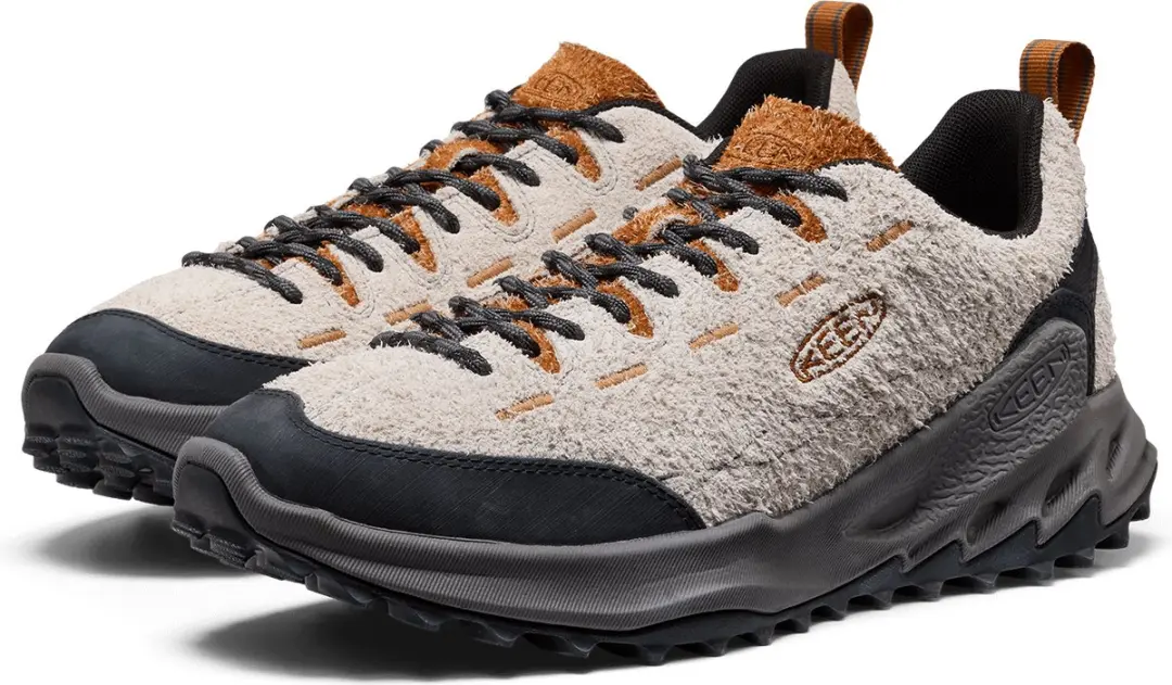 Keen Jasper Zionic Heren Sneakers - Suede Vapor/Maple - 39.5 - afbeelding 4 van 5