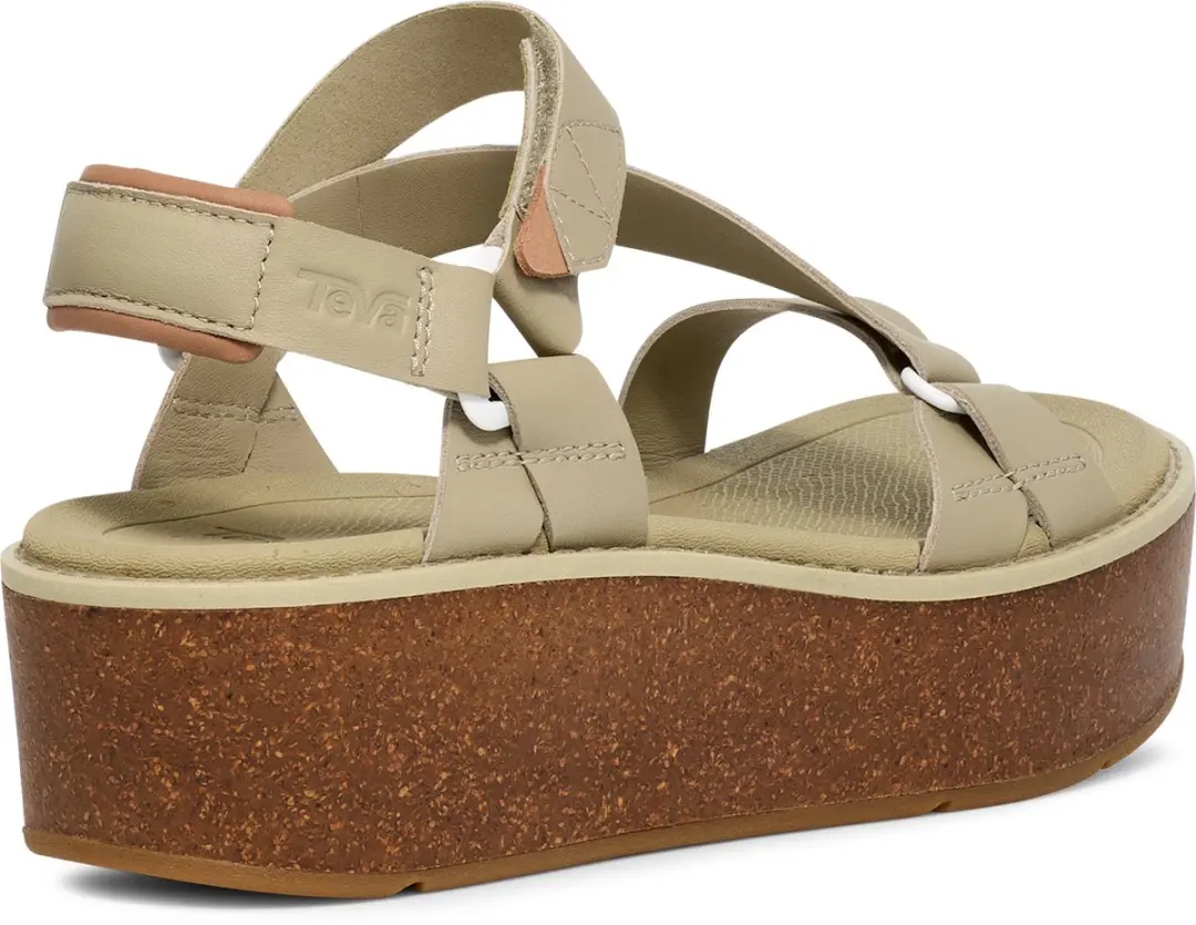 Teva Madera Wedge Dames Sandalen 39 - Beige - afbeelding 6 van 6