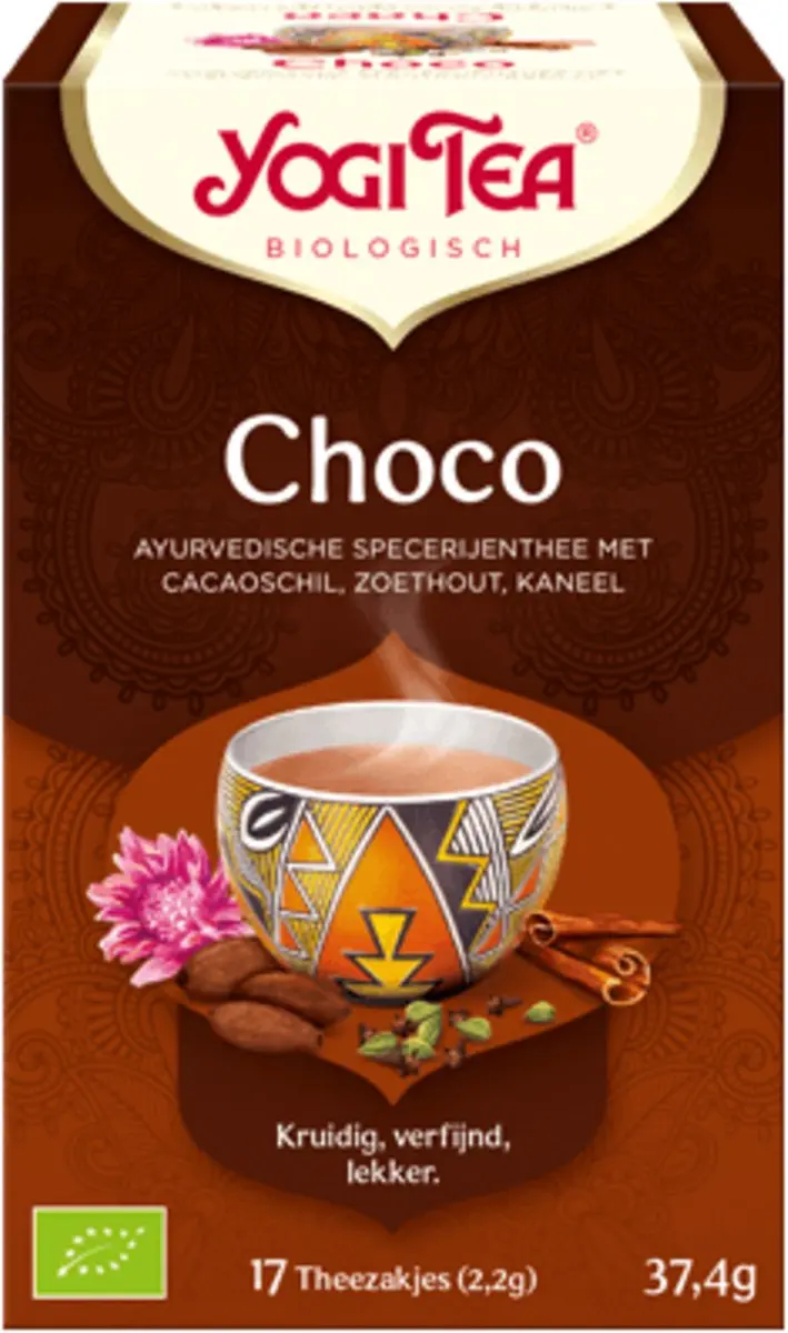 Yogi Tea Choco Bio Kruidenthee 17 Stuks