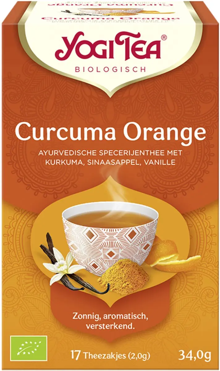 Yogi Tea Curcuma/Turmeric Bio Kruidenthee 17 Zakjes