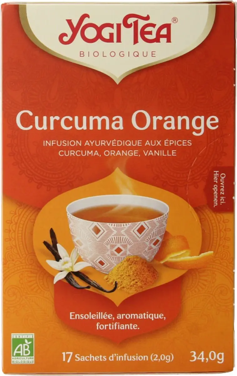 Yogi Tea Curcuma/Turmeric Bio Kruidenthee 17 Zakjes
