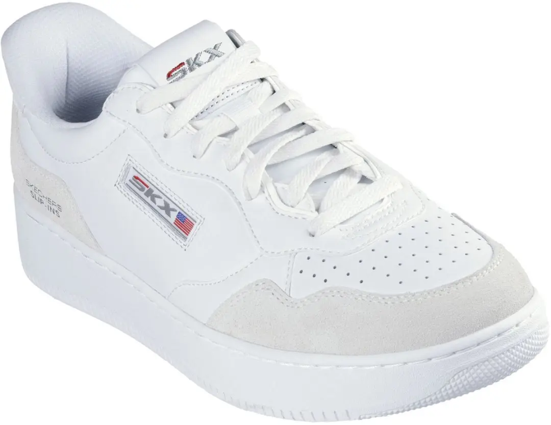 Skechers Sport Court 2.0 Konor Slip-Ins Sneakers - Model 254025-WHT - Wit - afbeelding 3 van 6