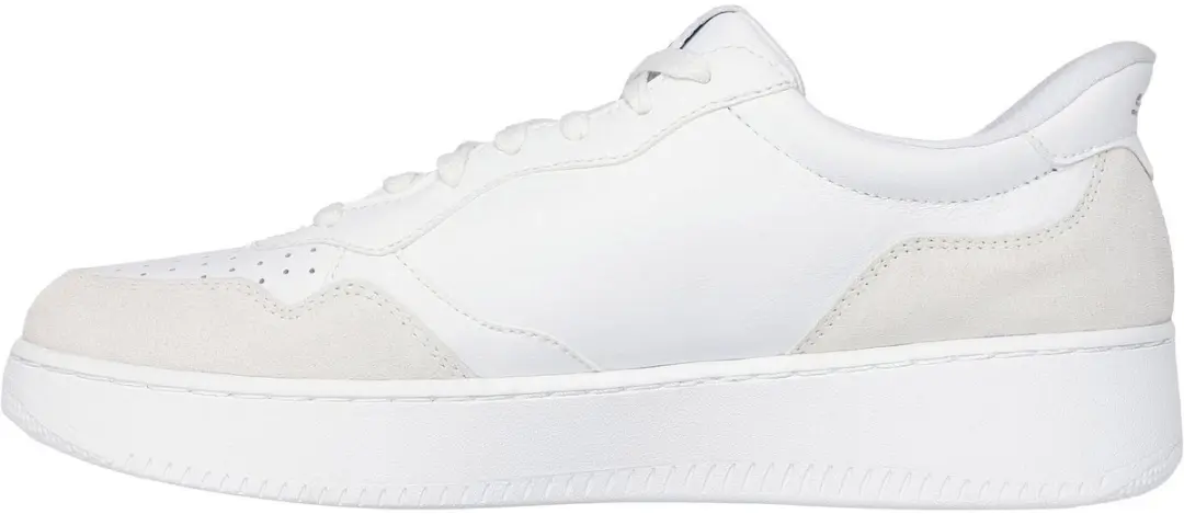 Skechers Sport Court 2.0 Konor Slip-Ins Sneakers - Model 254025-WHT - Wit - afbeelding 4 van 6