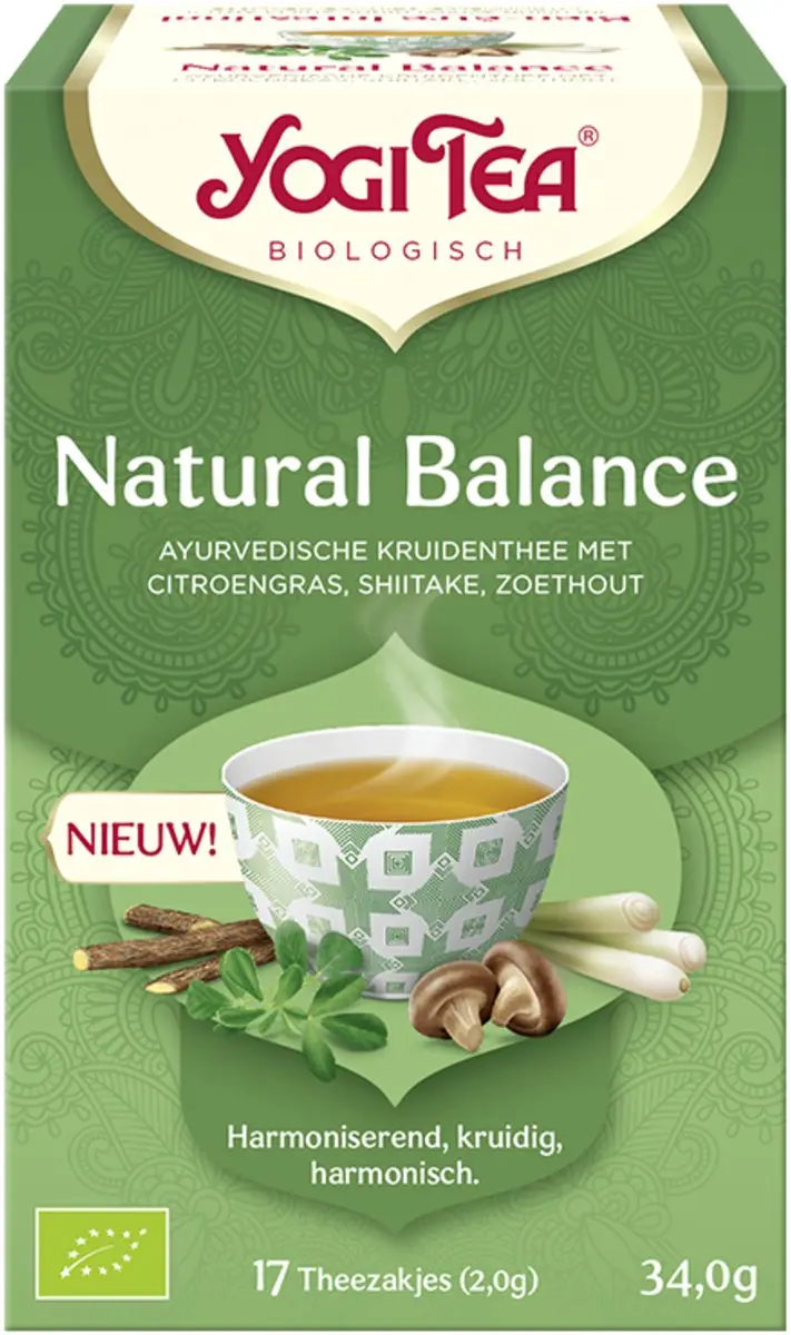 Yogi Tea Natural Balance Biologische Kruidenthee 17 Stuks