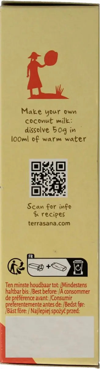 Terrasana Santen Coconut Creamed Bio 200g