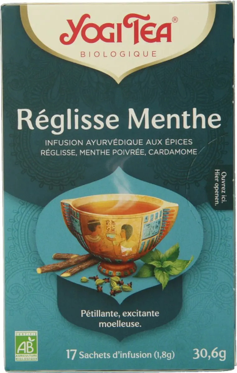 Yogi Tea Licorice Mint Bio Kruidenthee - 17 Zakjes