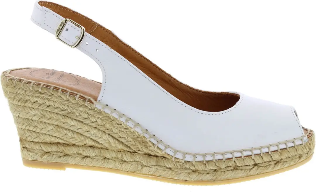 Toni Pons Croacia Dames Espadrilles Blanc