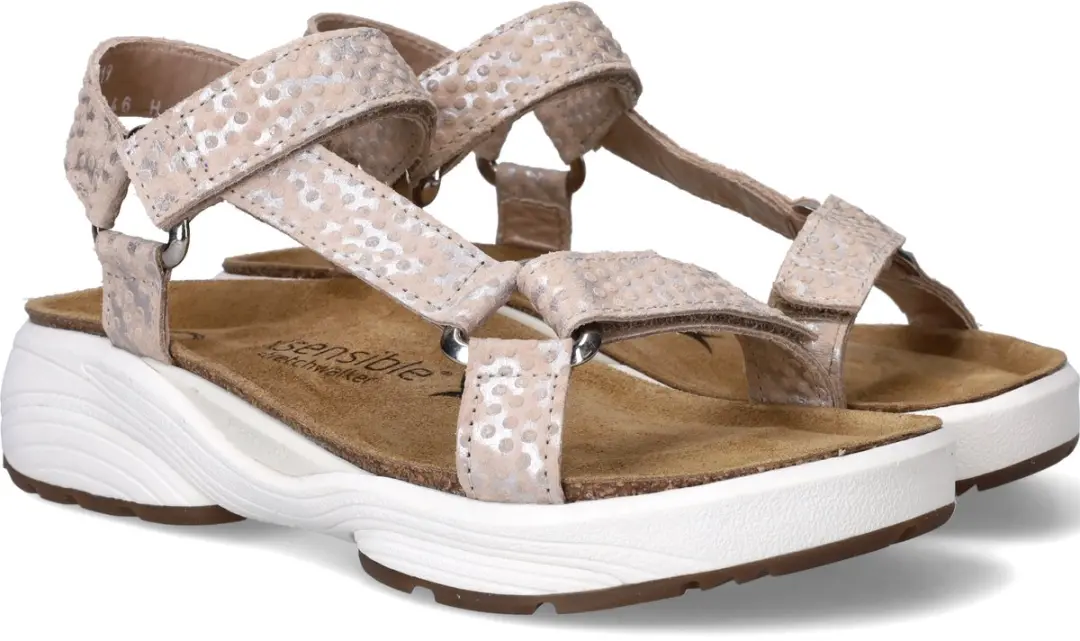 Xsensible Passiflora Stretchwalker Sandalen - Beige - afbeelding 3 van 5