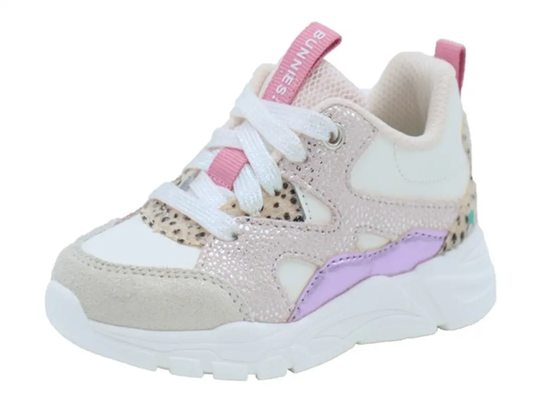 BunniesJR Sanne Spring Lage Sneakers 226051-994-30 - Maat 30 - Paars - afbeelding 2 van 6