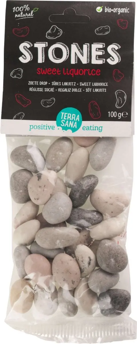 Terrasana Zoete Drop Stones Bio 100g