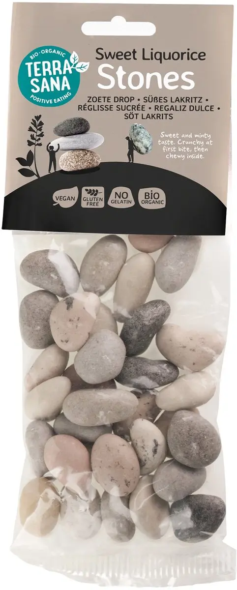 Terrasana Zoete Drop Stones Bio 100g