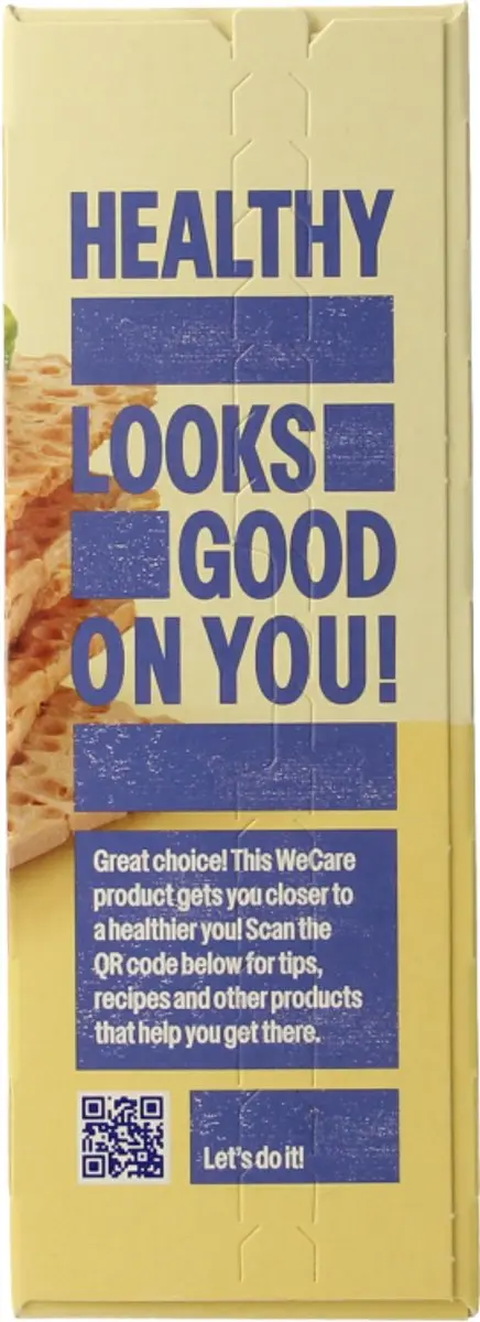 weCare Lower Carb Crackers Crispy 100g