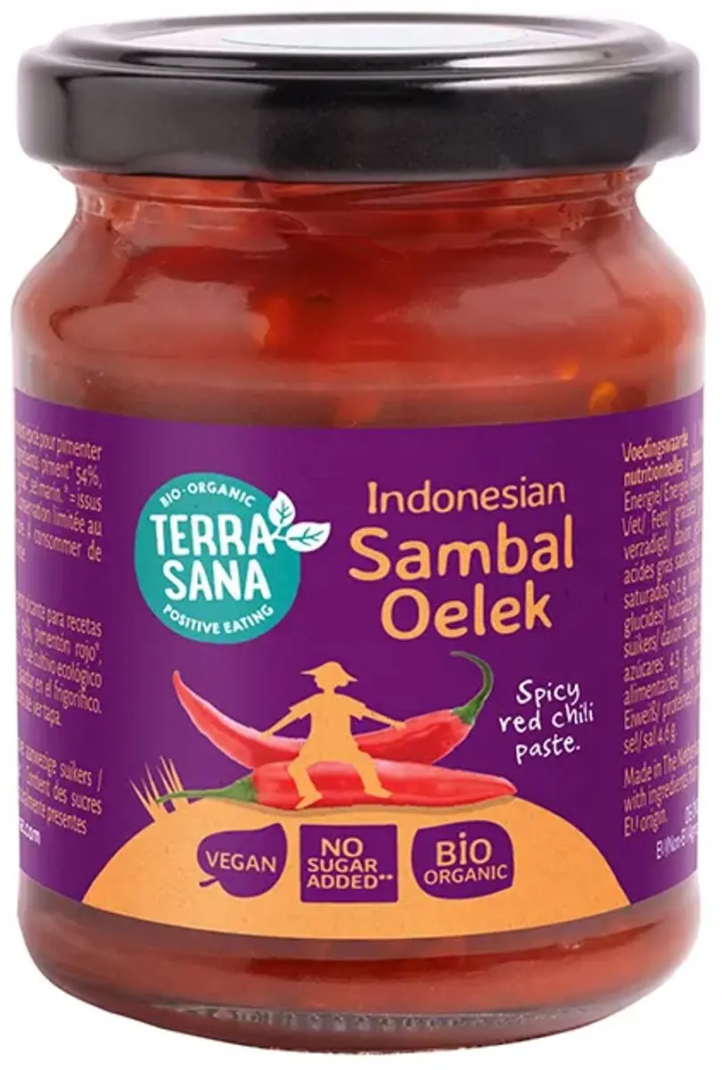 Terrasana Indonesisch Sambal Oelek 125g