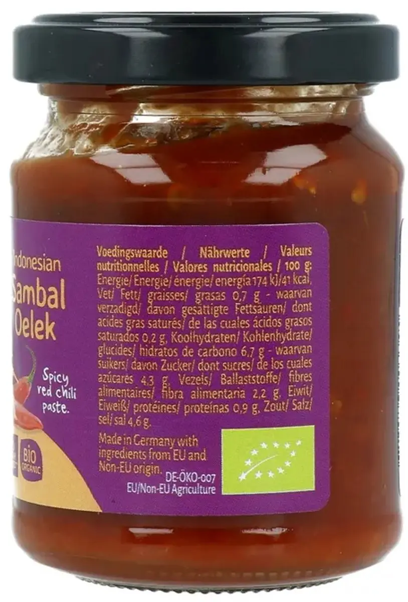 Terrasana Indonesisch Sambal Oelek 125g