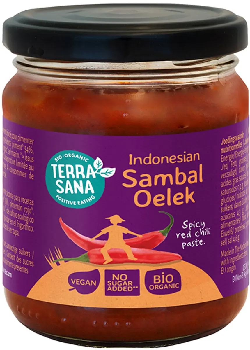 Terrasana Indonesisch Sambal Oelek 125g