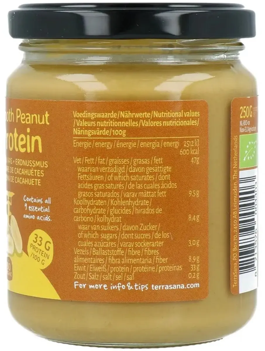 Terrasana Protein Pindakaas 250g