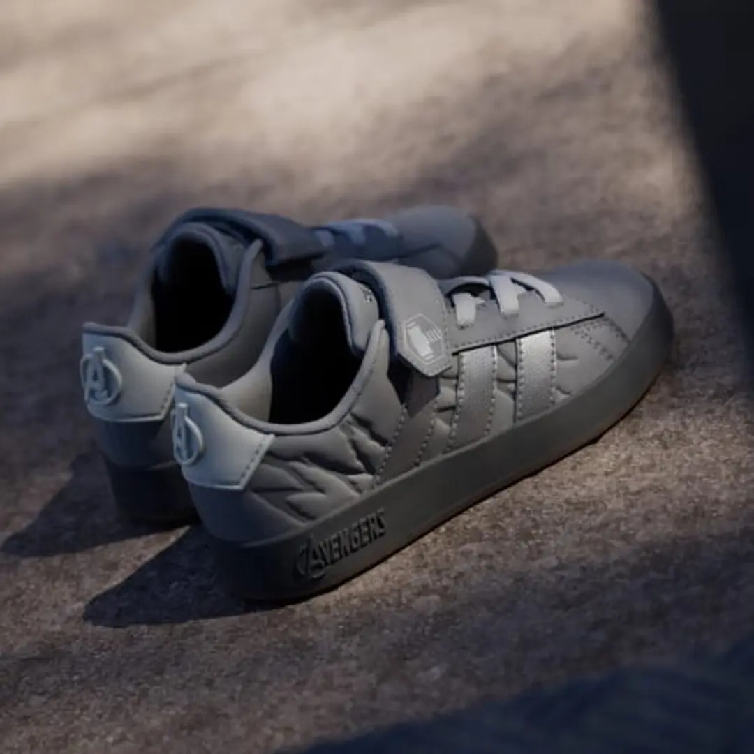 adidas Grand Court Marvel Avengers Kinderschoenen - Grijs - afbeelding 4 van 6